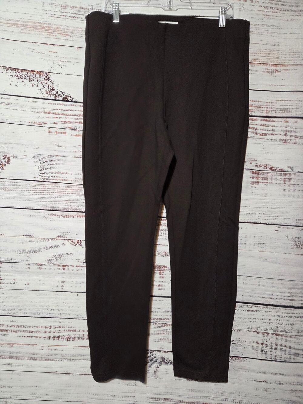 Gibson Latimer Pants Ladies XL Brown Pull On Straight Leg